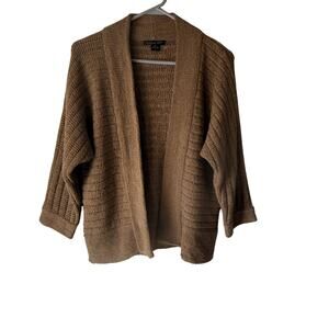 August Silk Sweater Vintage Medium Open Front Cardigan Knit Gilmore Girls